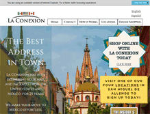 Tablet Screenshot of laconexionsma.com